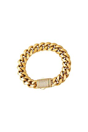 دستبند استیل (فولاد) طلائی زنانه استیل (فولاد) Rummjewelry - کد 871901682