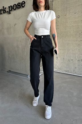 شلوار جین مشکی زنانه پاچه پهن XRAY JEANS - کد 858262737