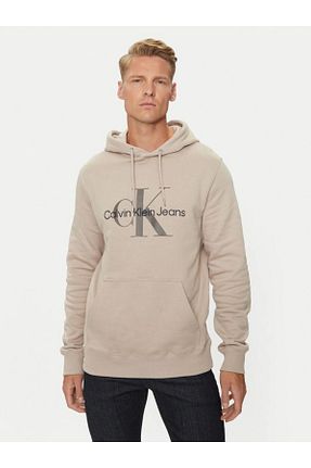 سوئیشرت طوسی مردانه ساده Calvin Klein - کد 856094847