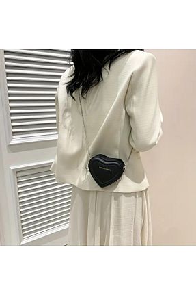 کیف دوشی مشکی زنانه چرم مصنوعی GlassySKY - کد 871919748