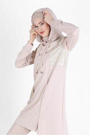 تونیک حجاب نباتی زنانه مخلوط پلی استر Alvina - کد 803864055