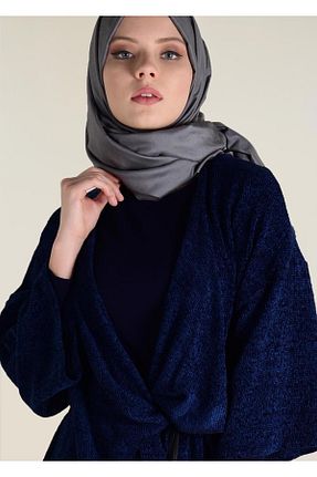 کت حجاب سرمه ای زنانه رگولار TRENDTESETTÜR - کد 98307914
