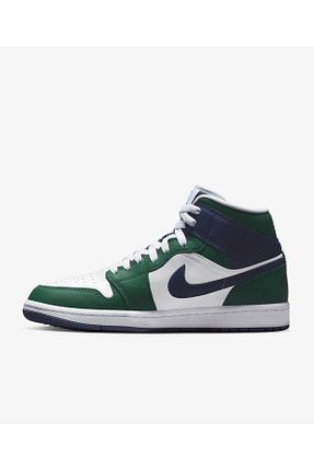 کفش بسکتبال سبز زنانه Yüksek Bilekli Nike - کد 452782455