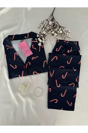 ست لباس راحتی مشکی زنانه ساده MH Moony Homewears - کد 871944915
