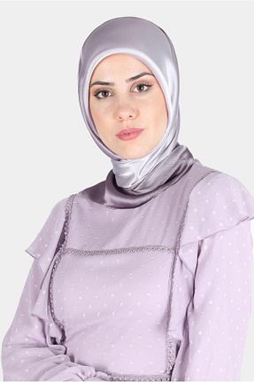 روسری بنفش پلی استر Alvina - کد 805971594