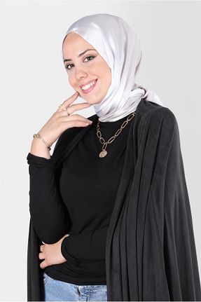 شال بژ زنانه پلی استر Alvina - کد 801710048