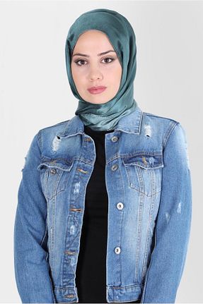 شال سبز زنانه پلی استر Alvina - کد 801705741