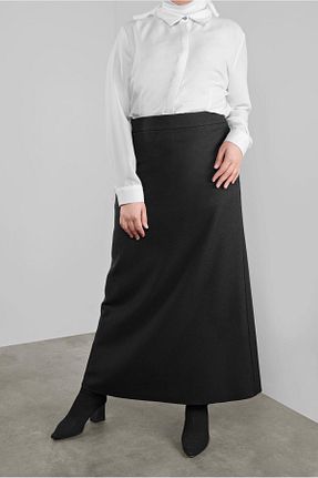 دامن حجاب مشکی زنانه Straight TRENDTESETTÜR - کد 220804835