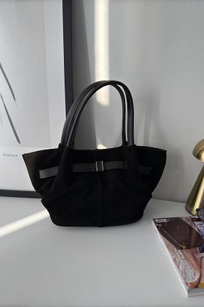 کیف دوشی مشکی زنانه چرم خالص leonas - کد 871957476
