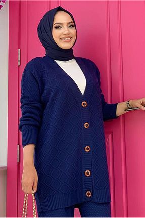کت حجاب سرمه ای زنانه رگولار TRENDTESETTÜR - کد 347899718