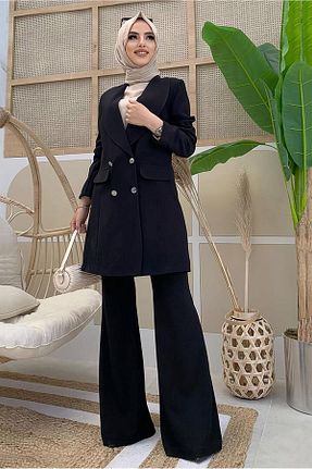 کت حجاب مشکی زنانه رگولار TRENDTESETTÜR - کد 362060598