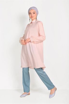 شلوار حجاب آبی زنانه مخلوط ویسکون TRENDTESETTÜR - کد 332339282