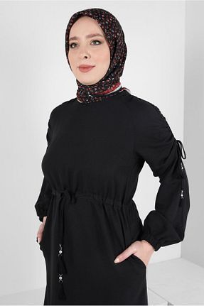 روسری مشکی پلی استر Alvina - کد 817772048