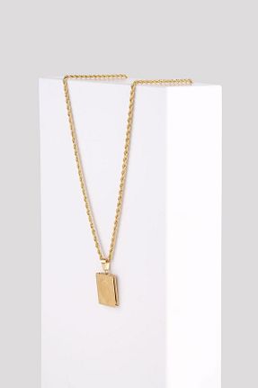 گردنبند استیل ( فولاد ) مشکی زنانه استیل (فولاد) WATCHOFROYAL - کد 854559285