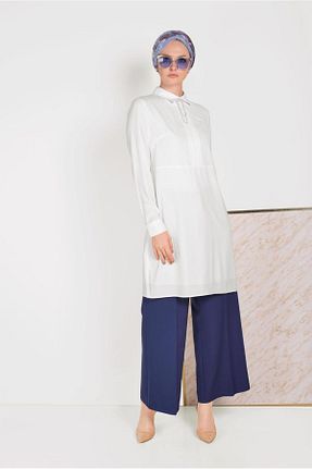 شلوار حجاب سرمه ای زنانه پلی استر TRENDTESETTÜR - کد 828589957