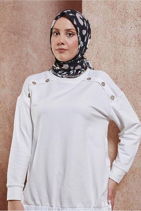 روسری بژ پلی استر Alvina - کد 839575796
