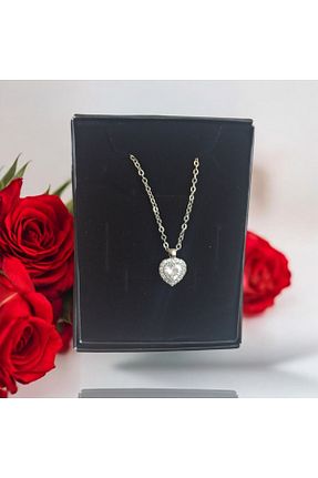گردنبند جواهر سفید زنانه برنجی Tilde - کد 872032594