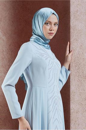 شال آبی زنانه پلی استر Alvina - کد 855461518