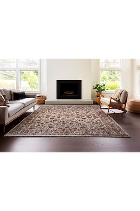 فرش بژ آنتی آلرژی Saray Halı - کد 782864313