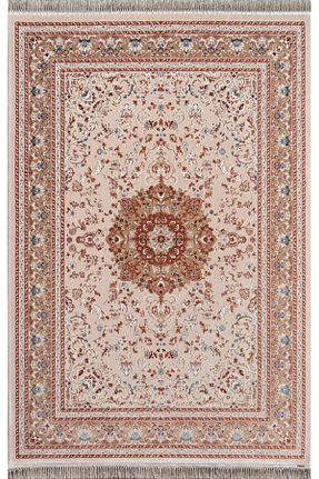 فرش بژ آنتی باکتریال Saray Halı - کد 782791873