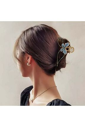 گیره سر آبی زنانه سنگ کریستال So Much Accesories - کد 385031473