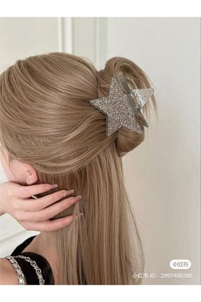 گیره سر طوسی زنانه So Much Accesories - کد 804048721