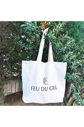 کیف ساحلی بژ زنانه پارچه ای Feu du Ciel - کد 755401377