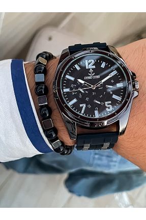 ساعت مچی مشکی مردانه 43 میلی متر MARCO MARİN - کد 872069600