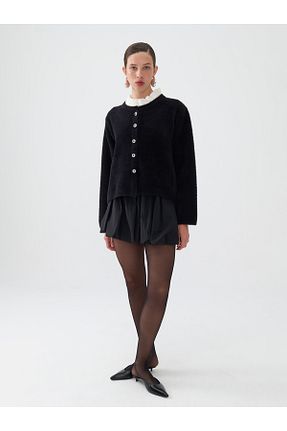 پلیور مشکی زنانه ساده Nocturne - کد 872068468