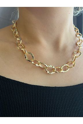 گردنبند جواهر طلائی زنانه ریخته گری BES - کد 872082157