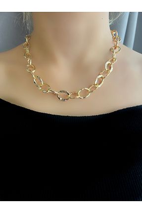گردنبند جواهر طلائی زنانه ریخته گری BES - کد 872082157