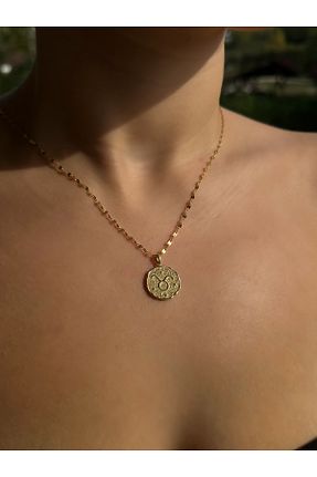گردنبند طلا زرد زنانه 14 عیار Batuhan Kuyumculuk - کد 872186931