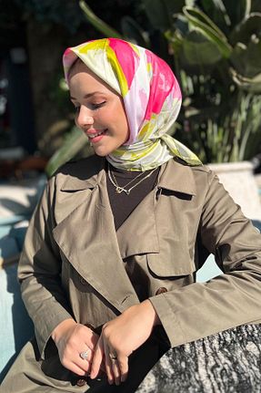 روسری رنگی پلی استر Armine - کد 872071043