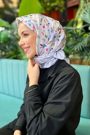 روسری رنگی پلی استر Armine - کد 872089742