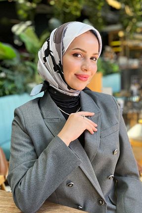 روسری رنگی پلی استر Armine - کد 872089796
