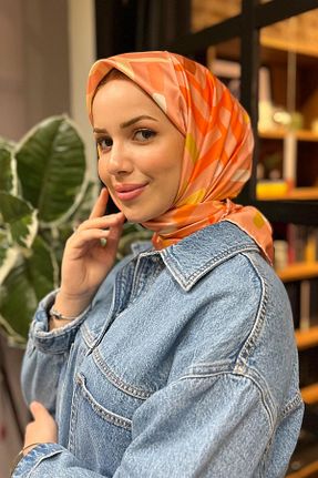 روسری رنگی پلی استر Armine - کد 872089695