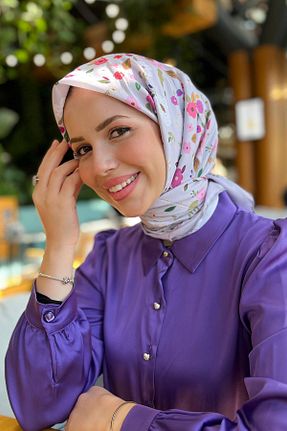 روسری رنگی پلی استر Armine - کد 872089835