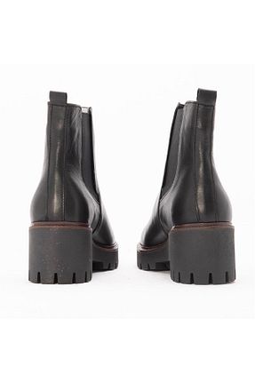 بوت / نیم بوت مشکی زنانه چرم خالص Gusse - کد 767202870