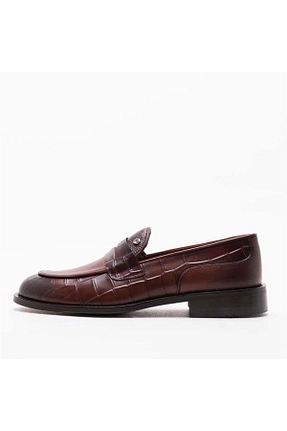 کفش کلاسیک قهوه ای مردانه چرم خالص Pierre Cardin - کد 750383803