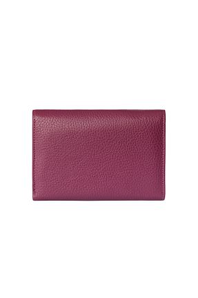 کیف پول بنفش زنانه چرم خالص Guzini - کد 872140361