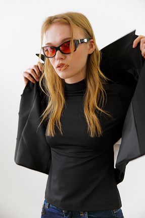 بادی مشکی زنانه یقه نیم ماهیگیر urban focus - کد 869160896