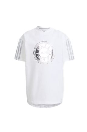 تیشرت اسپرت سفید زنانه Fitted adidas - کد 820493976