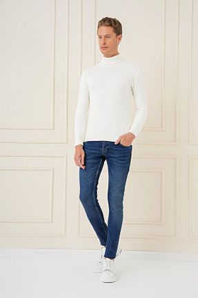 شلوار جین آبی مردانه پاچه تنگ Efor - کد 872146121