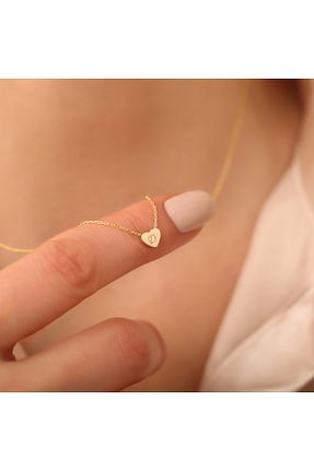 گردنبند نقره زرد زنانه 925 عیار EskiJewelry - کد 816100564