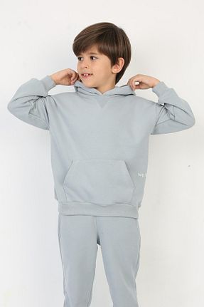 سوئیشرت آبی بچه گانه ساده REPLİX - کد 872234544