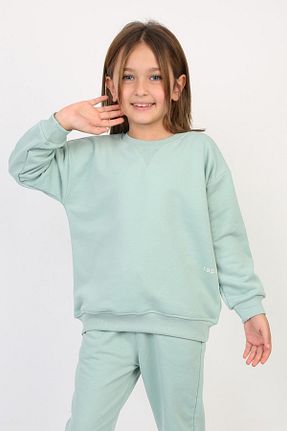 سوئیشرت سبز بچه گانه ساده REPLİX - کد 872236151