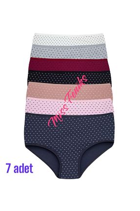 شورت سایز بزرگ رنگی زنانه فاق بلند FENİKS İÇ GİYİM - کد 794564431