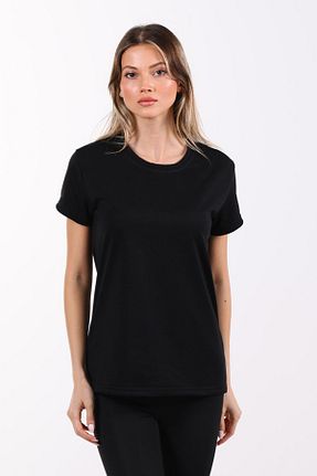 تیشرت مشکی زنانه رگولار MAXI DRY - کد 222428363