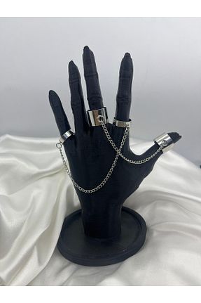 انگشتر استیل (فولاد) طوسی زنانه استیل ضد زنگ Yıldız Accessory - کد 872189886