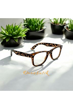 عینک محافظ نور آبی قهوه ای زنانه معدنی ONNObutik - کد 871963062